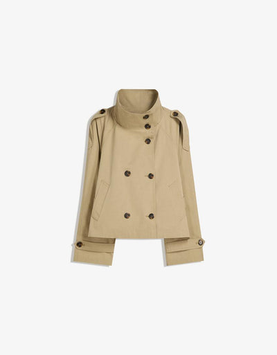 Avira - Cropped Trench Coat