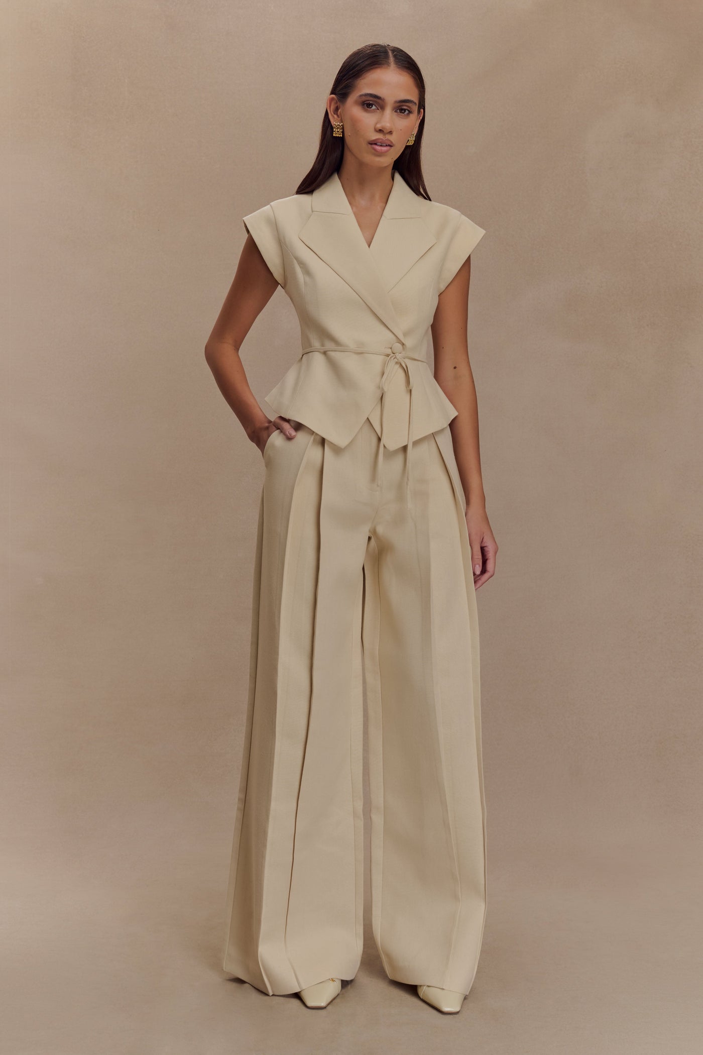 Andina - Shortsleeve Linen Top