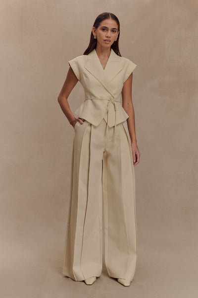 Andina - Shortsleeve Linen Top