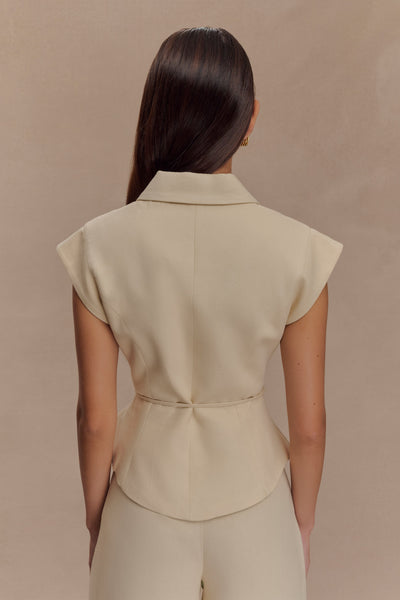 Andina - Shortsleeve Linen Top