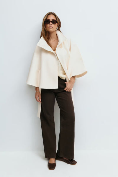 Liora - Belt Cape Jacket