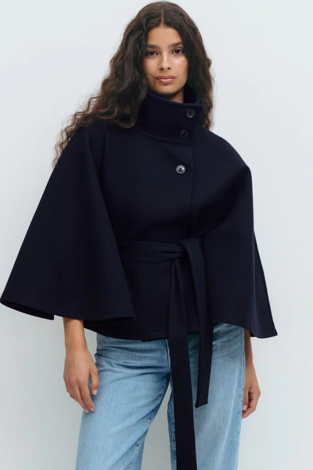 Liora - Belt Cape Jacket