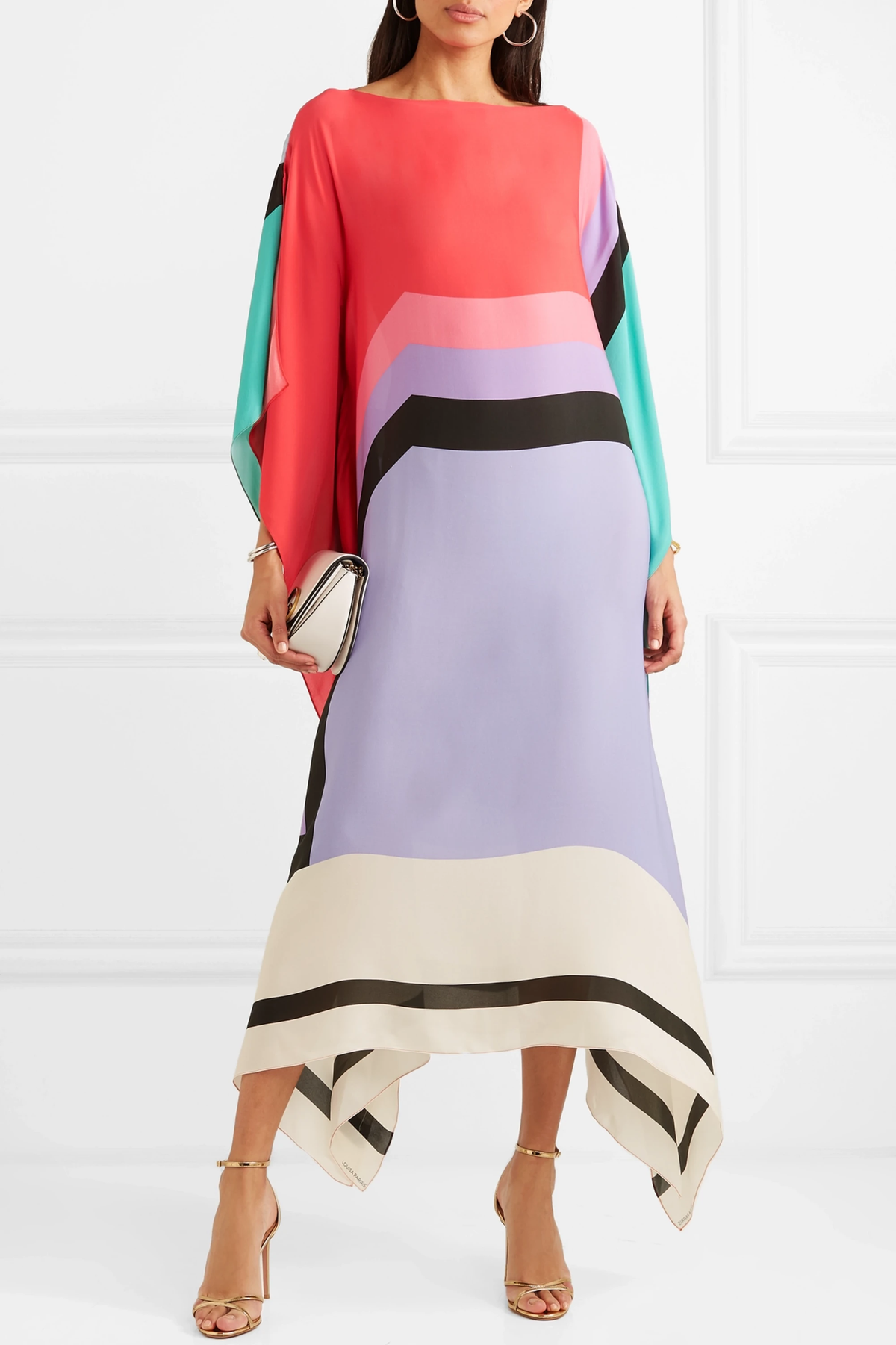 Rilinda - Geometrische Kaftan in Luxe Design