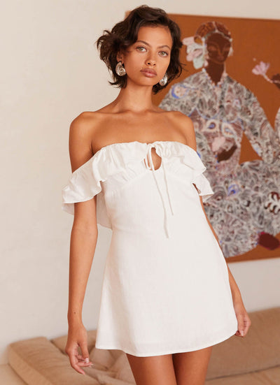 Minivestido Santorini Breeze – blanco