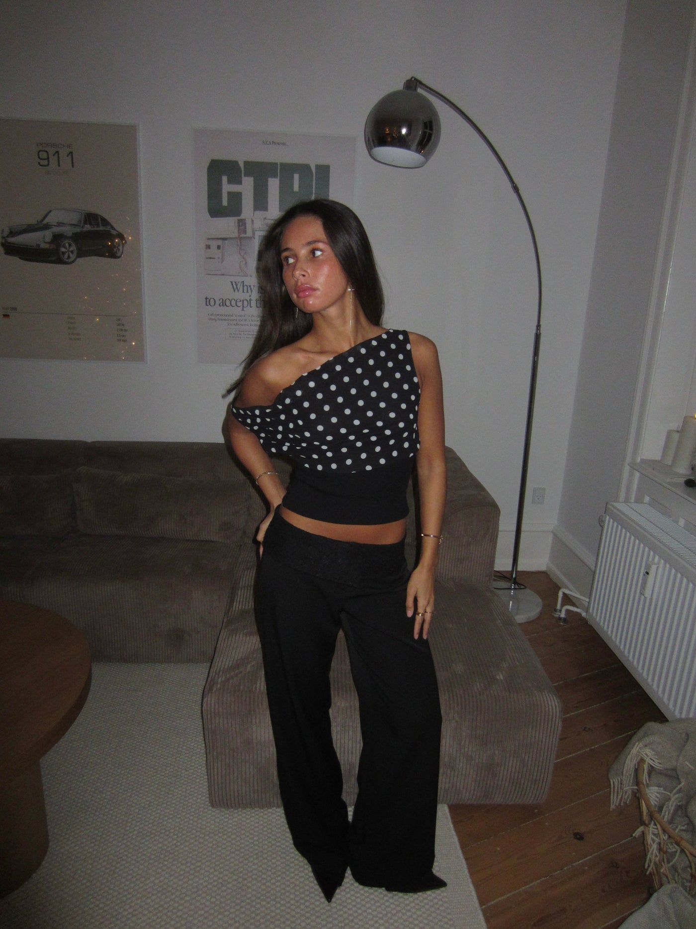 Kimmie | Polka dotted top