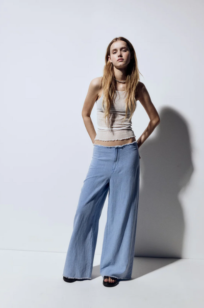 Chloe | Relaxed Fit Linnen Mix Broek