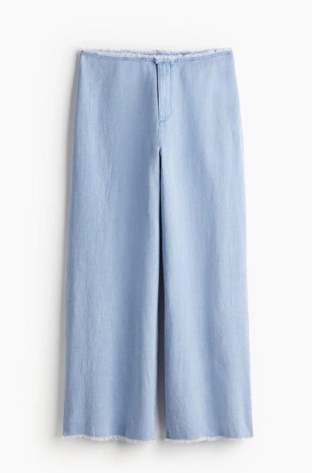 Chloe | Relaxed Fit Linnen Mix Broek