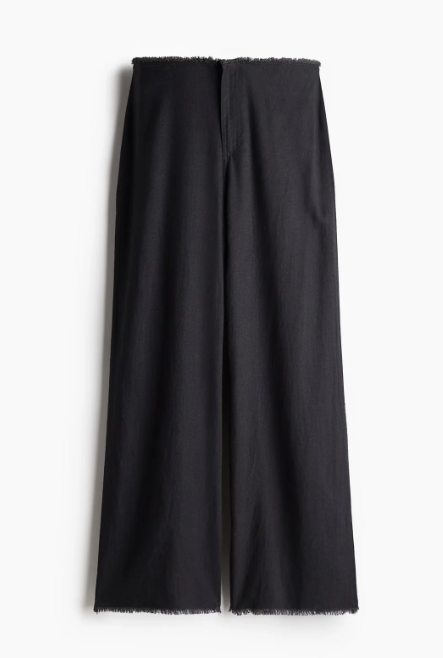 Chloe | Relaxed Fit Linnen Mix Broek