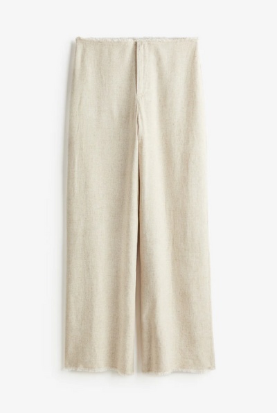 Chloe | Relaxed Fit Linnen Mix Broek