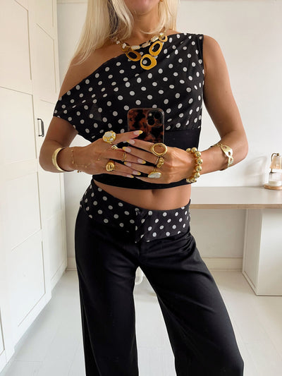 Kimmie | Polka dotted top