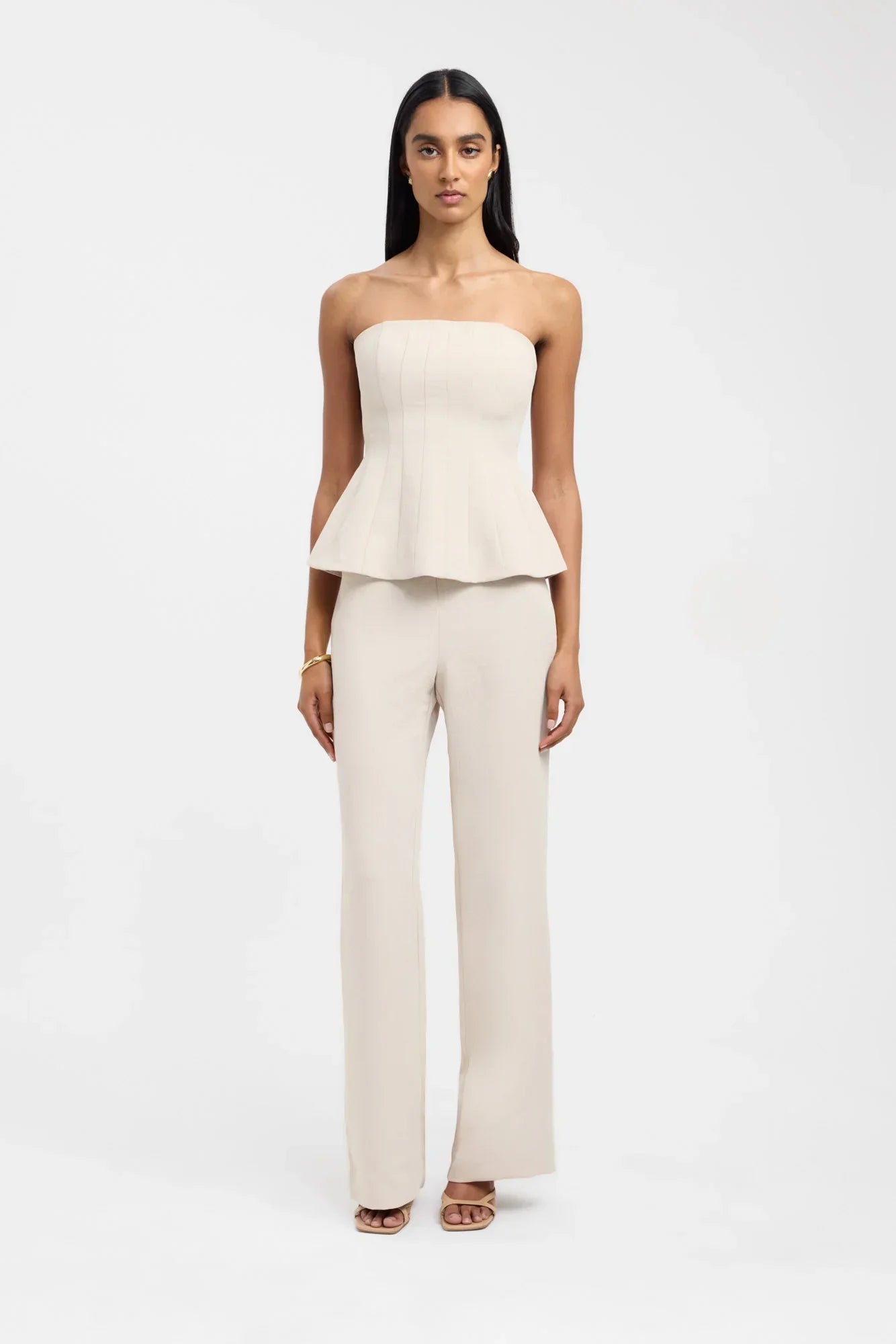 Oyster - Luxe Korset & Pantalon | Beige