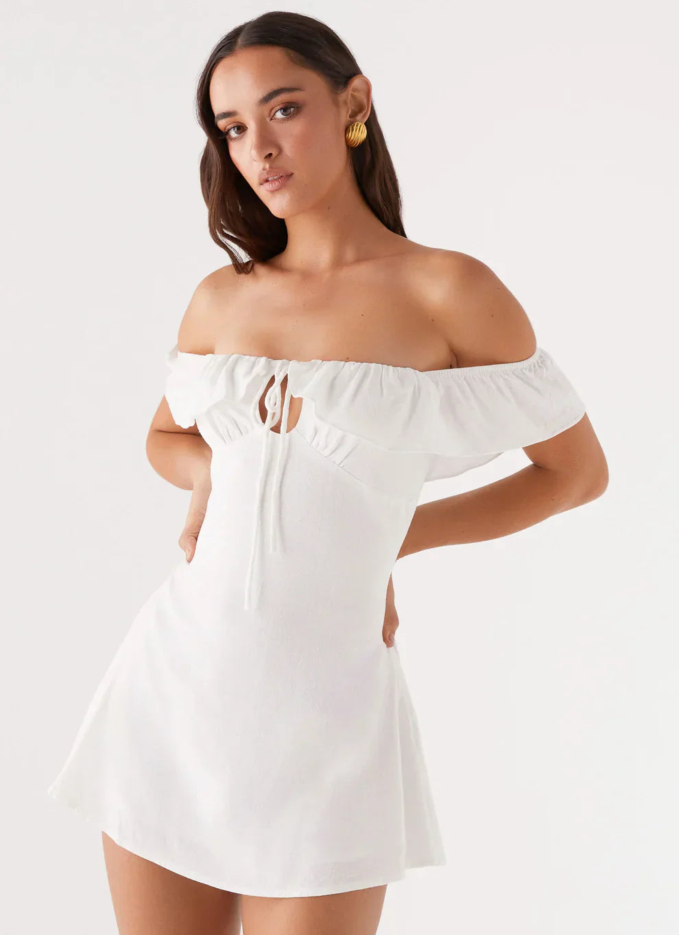 Minivestido Santorini Breeze – blanco