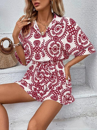 LIORA - ABSTRACT FLOWER DRESS
