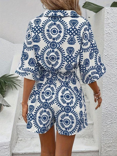 LIORA - ABSTRACT FLOWER DRESS