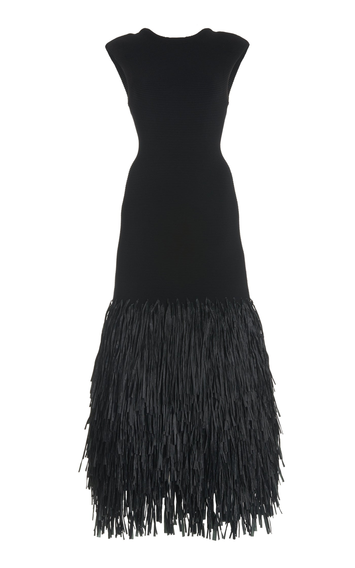 Noir Fringe Dress | Elegant en tijdloos