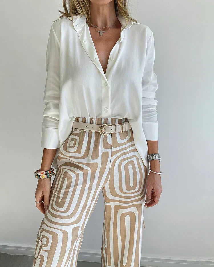 Bellory - Pantalon (+ Gratis Witte blouse)