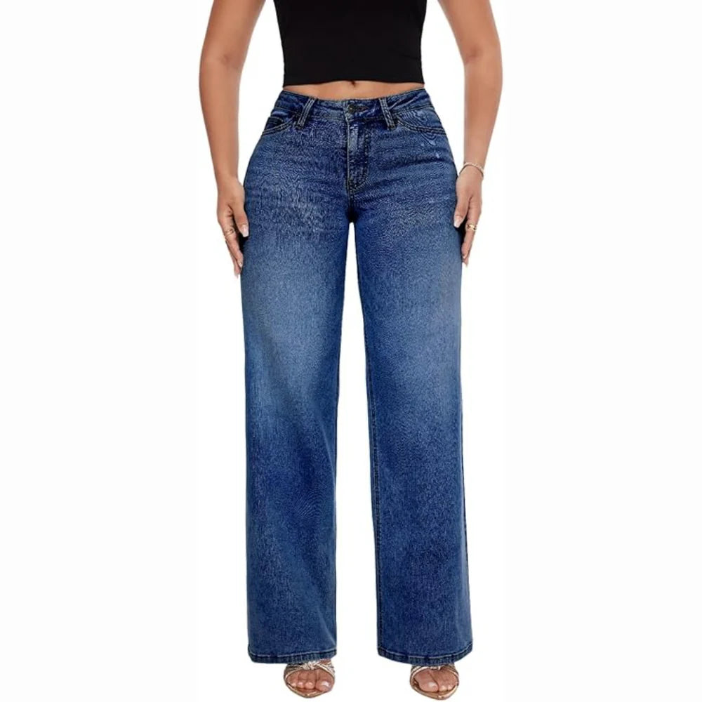 Femina - Comfortabele Stretch Denimbroek