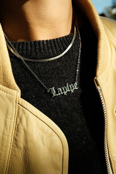 Platte schakelketting