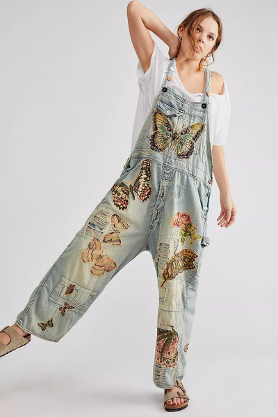 Magnolia - Jumpsuit vlindertuinbroek | Denim