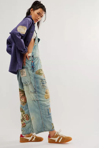 Magnolia - Jumpsuit vlindertuinbroek | Denim