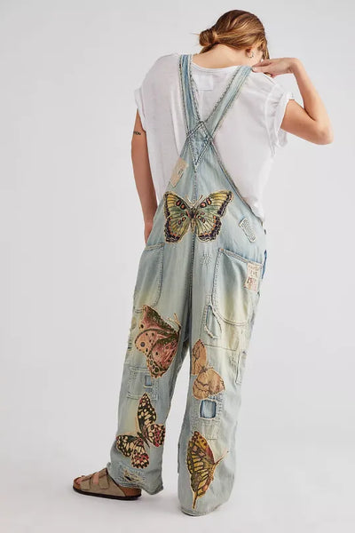 Magnolia - Jumpsuit vlindertuinbroek | Denim