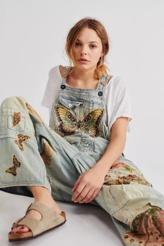 Magnolia - Jumpsuit vlindertuinbroek | Denim