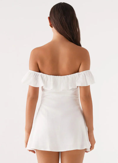 Minivestido Santorini Breeze – blanco