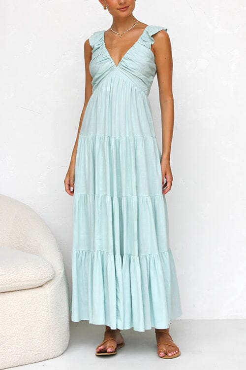 Vionelle - Maxi-Dress met Verfijnde Ruches