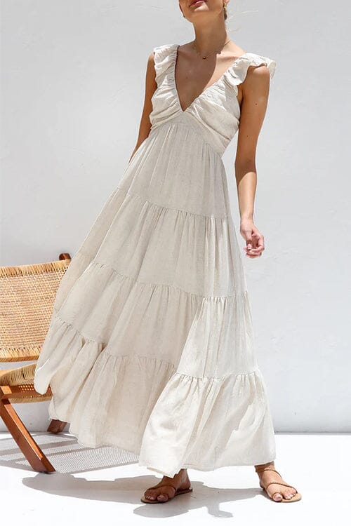 Vionelle - Maxi-Dress met Verfijnde Ruches