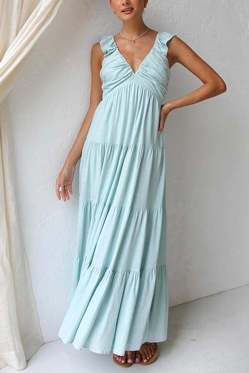 Vionelle - Maxi-Dress met Verfijnde Ruches