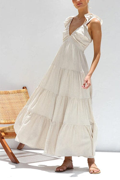 Vionelle - Maxi-Dress met Verfijnde Ruches