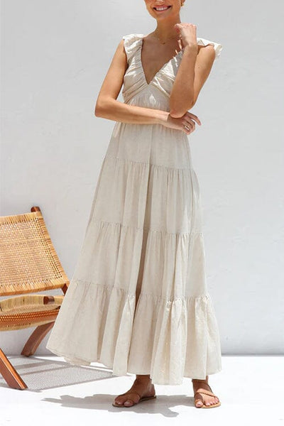 Vionelle - Maxi-Dress met Verfijnde Ruches