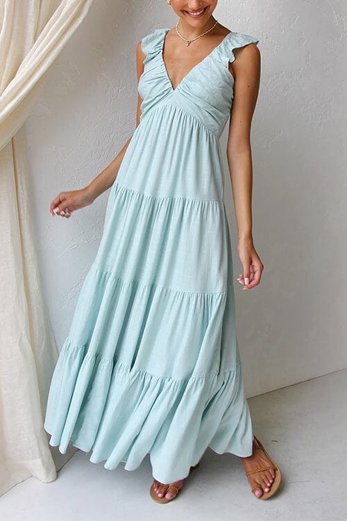 Vionelle - Maxi-Dress met Verfijnde Ruches