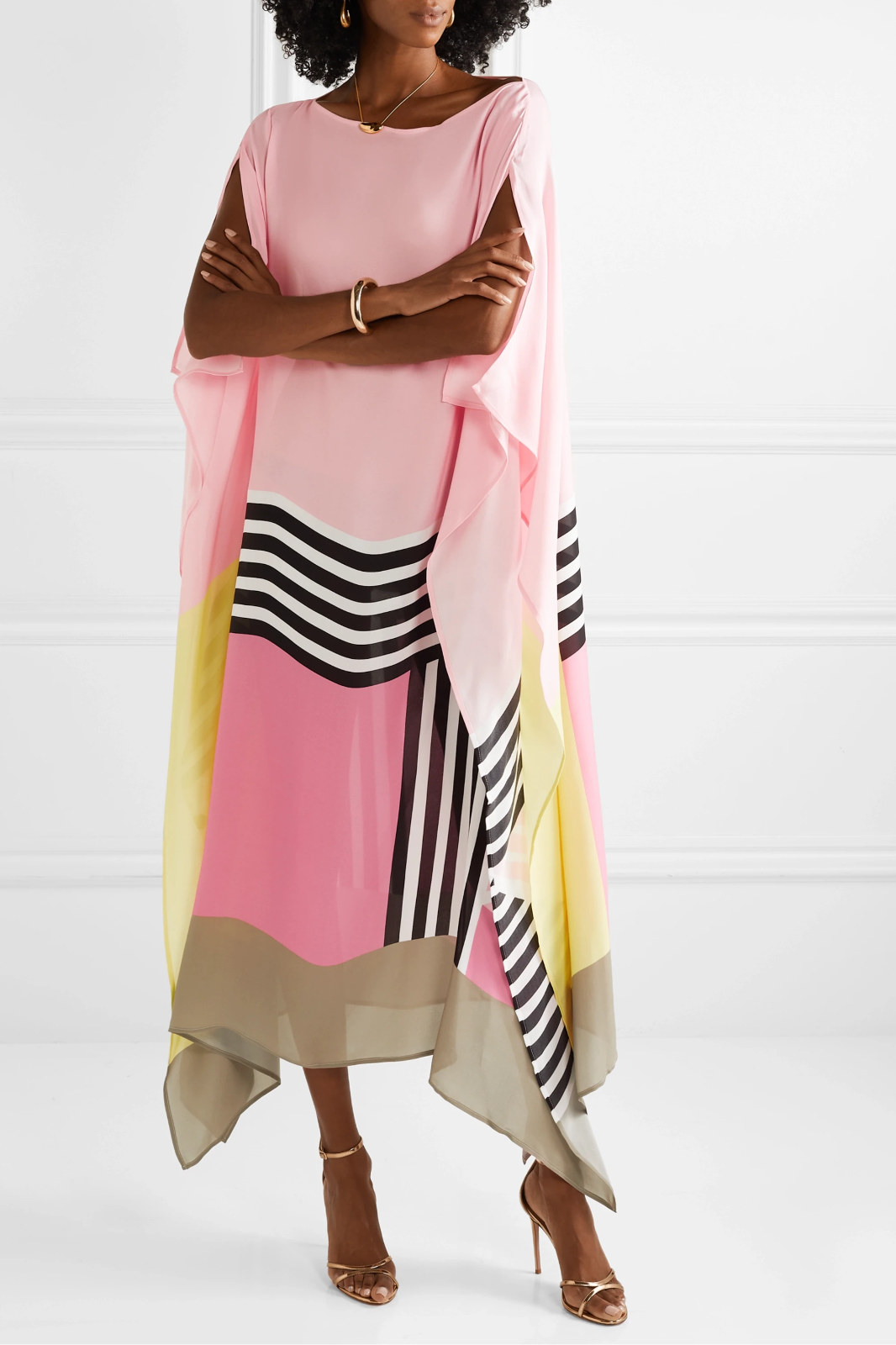 Rilinda - Geometrische Kaftan in Luxe Design