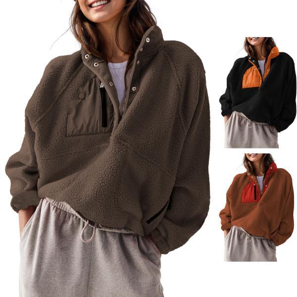 SCUSTY | Cropped Sherpa Fleece Jacket